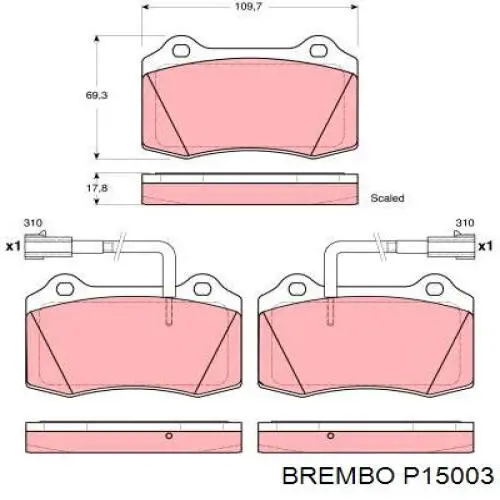 P15003 Brembo 