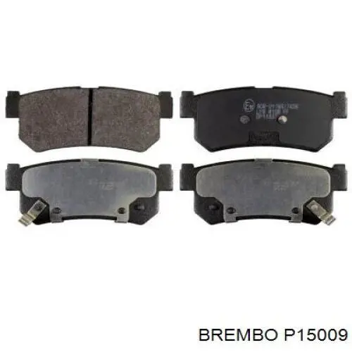 P15009 Brembo pastillas de freno traseras