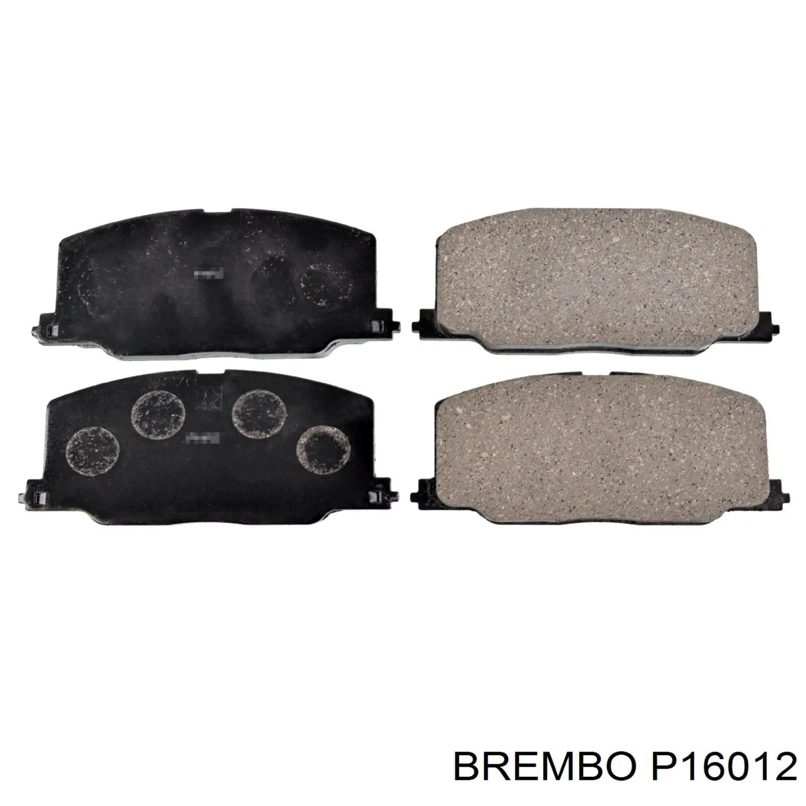 P16012 Brembo pastillas de freno delanteras