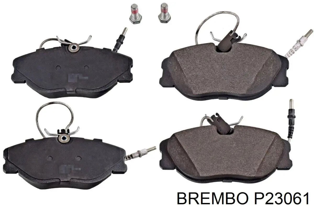 P23061 Brembo pastillas de freno delanteras