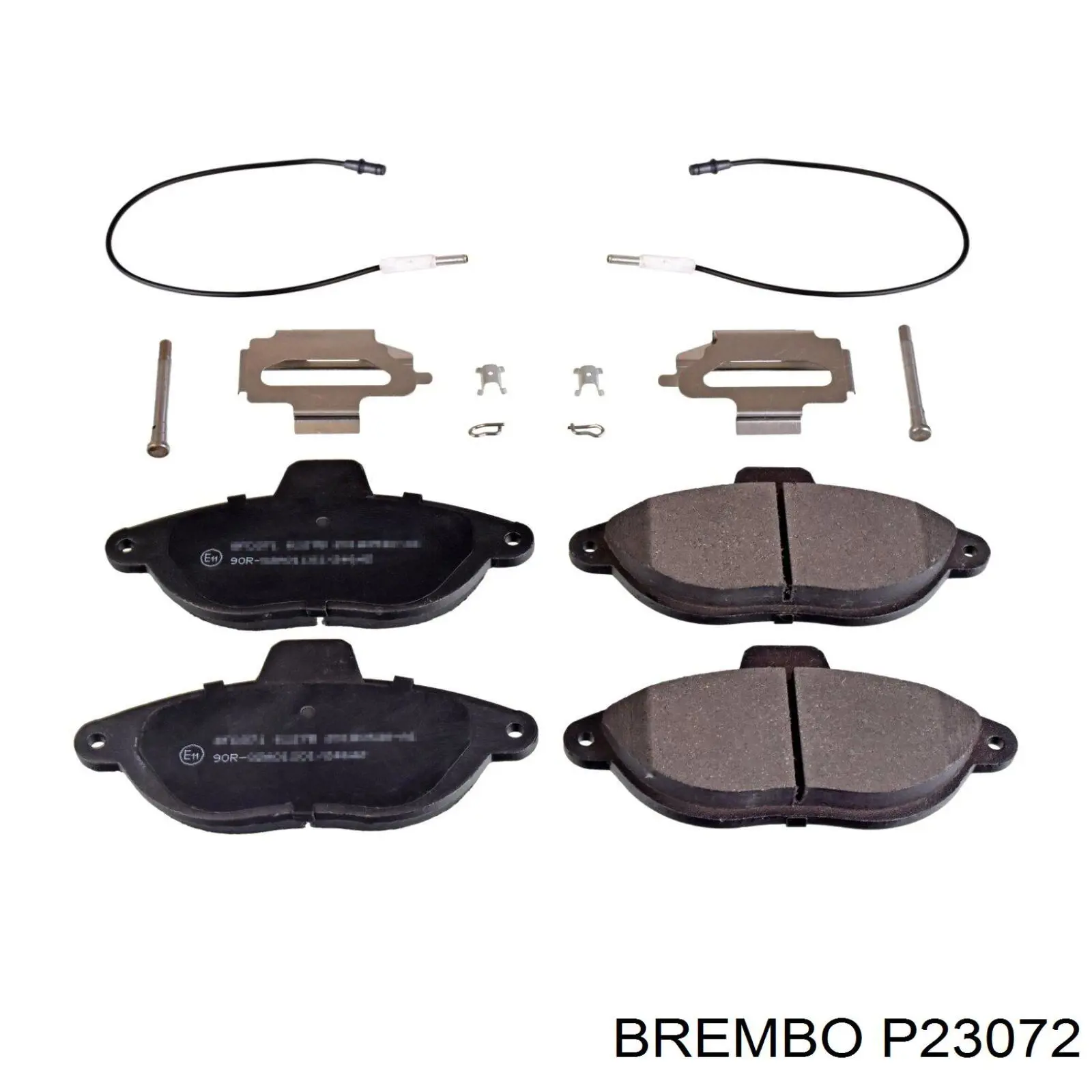 P23072 Brembo pastillas de freno delanteras