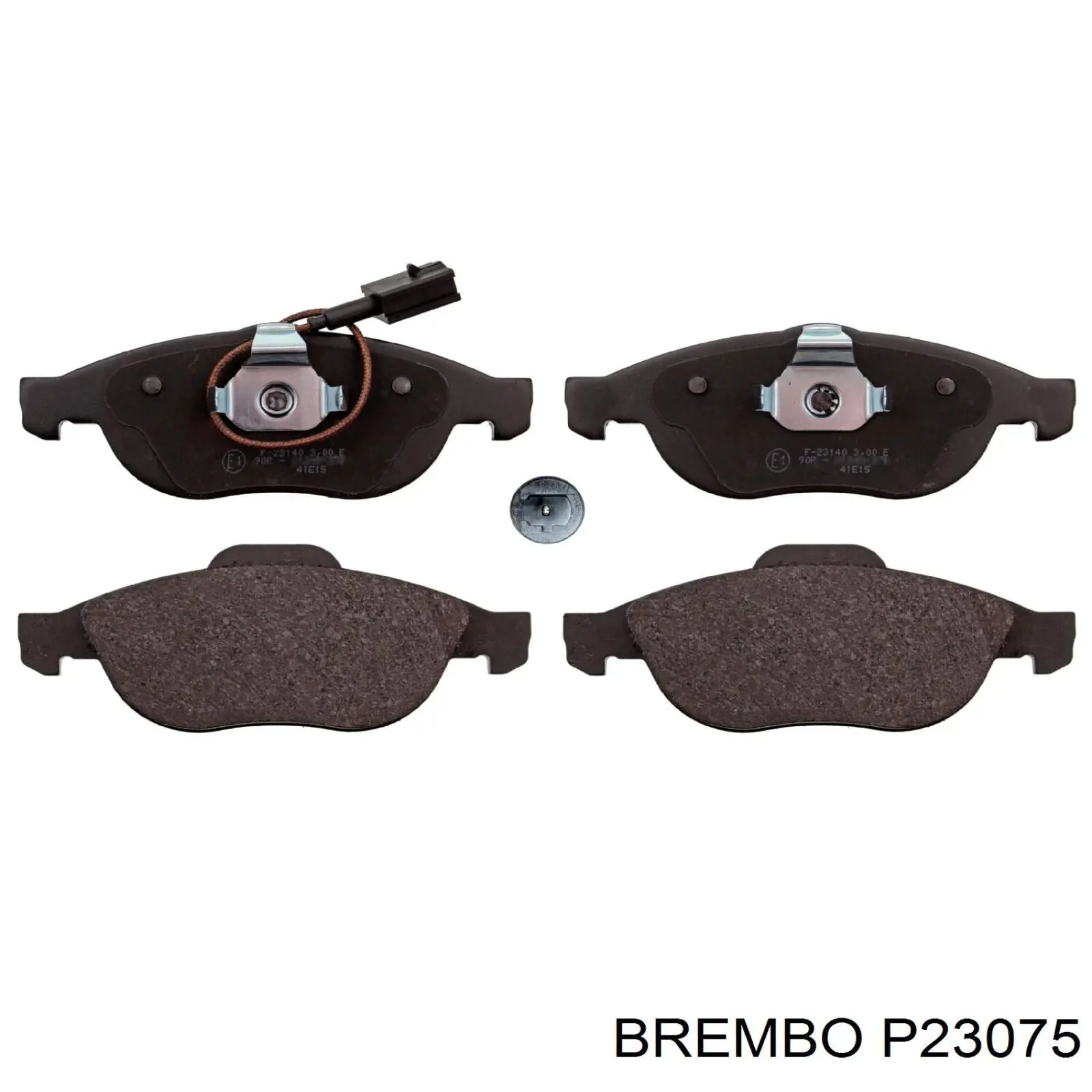 P 23 075 Brembo pastillas de freno delanteras