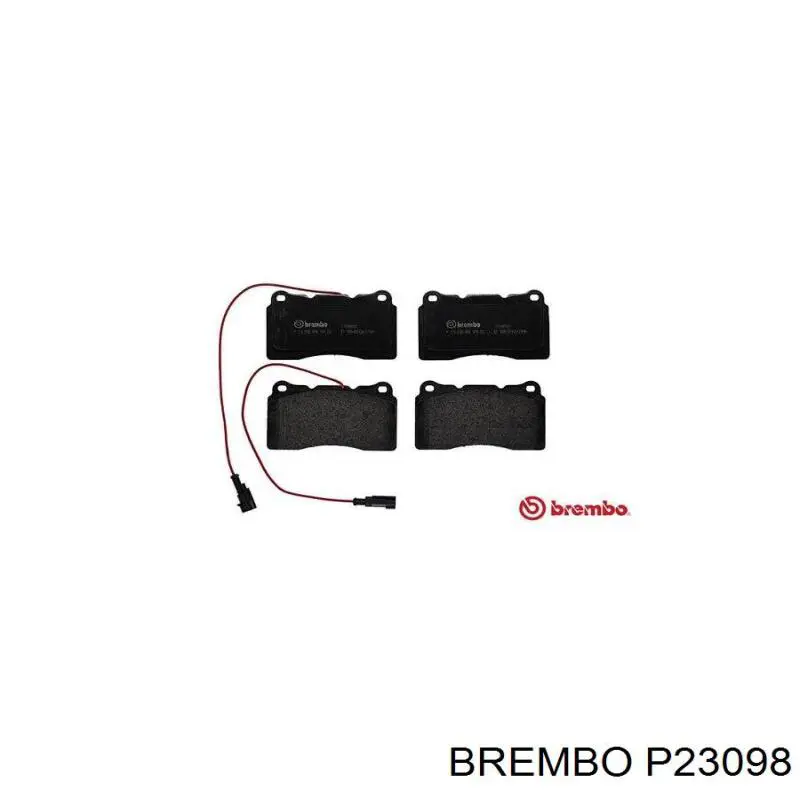 P 23 098 Brembo pastillas de freno delanteras