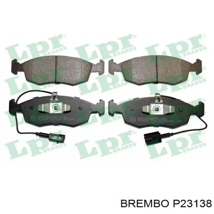 P 23 138 Brembo pastillas de freno delanteras