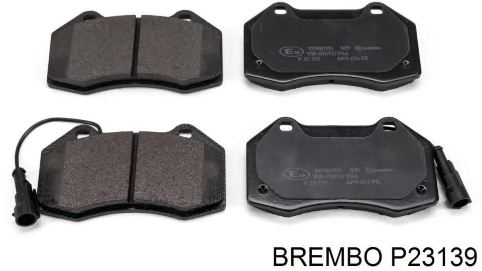 P23139 Brembo pastillas de freno delanteras