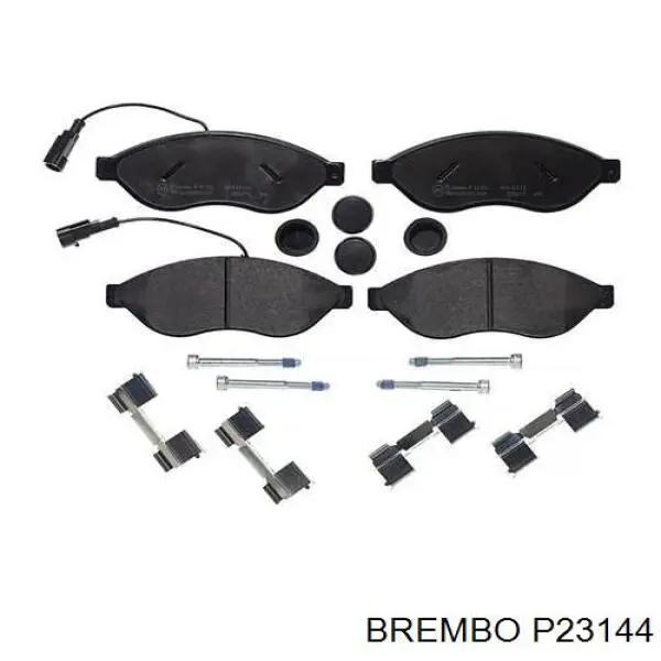 P23144 Brembo pastillas de freno delanteras