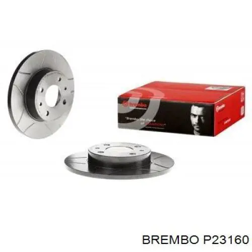 P23160 Brembo pastillas de freno delanteras