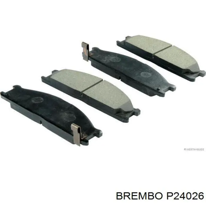 P24026 Brembo pastillas de freno delanteras