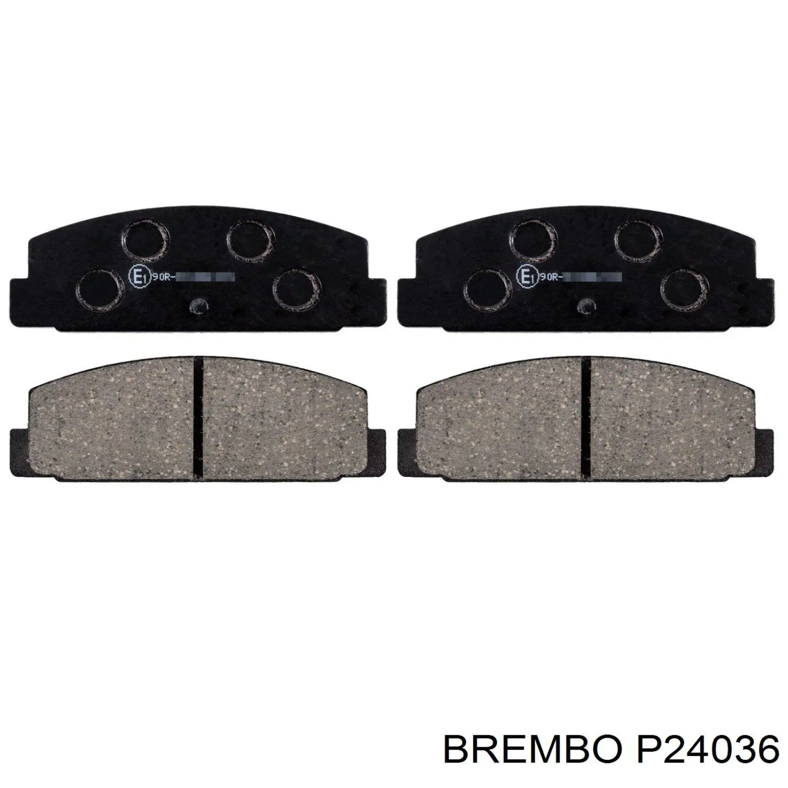 P24 036 Brembo pastillas de freno traseras