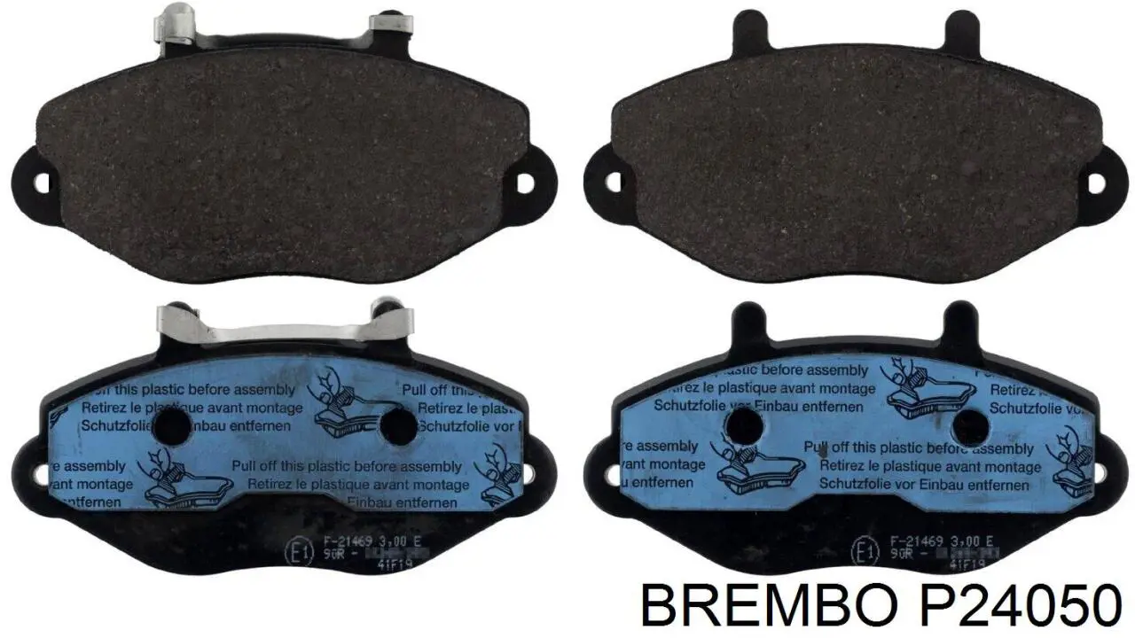 P24050 Brembo pastillas de freno delanteras