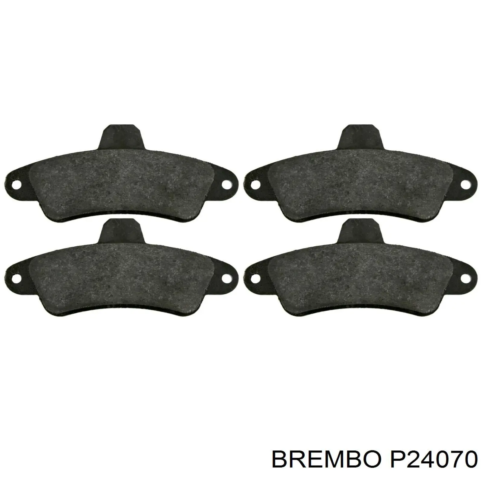 P24070 Brembo pastillas de freno traseras