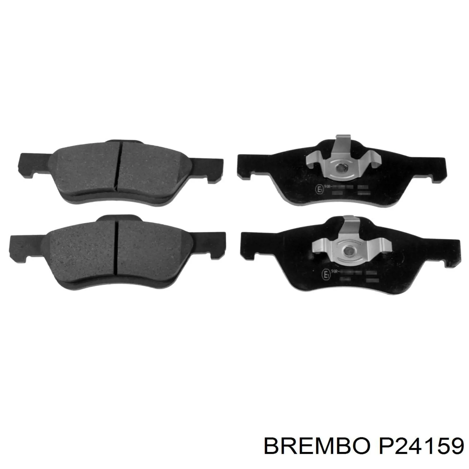 P24 159 Brembo pastillas de freno delanteras