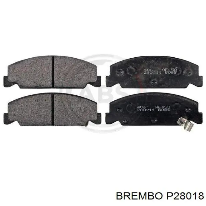 P28018 Brembo pastillas de freno delanteras