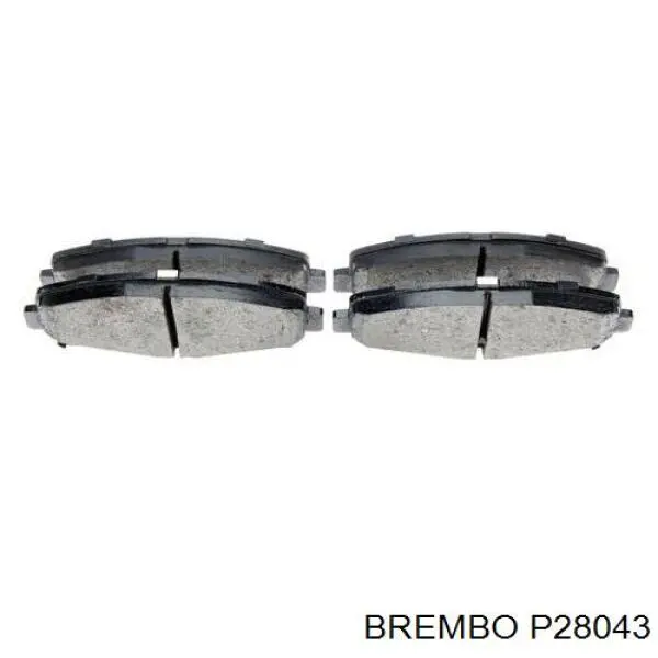 P28043 Brembo pastillas de freno delanteras