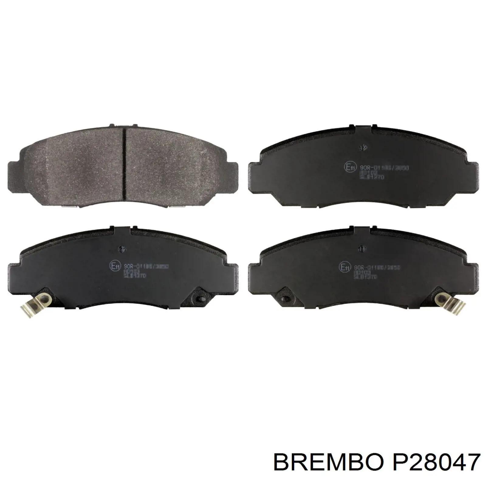 P28047 Brembo pastillas de freno delanteras