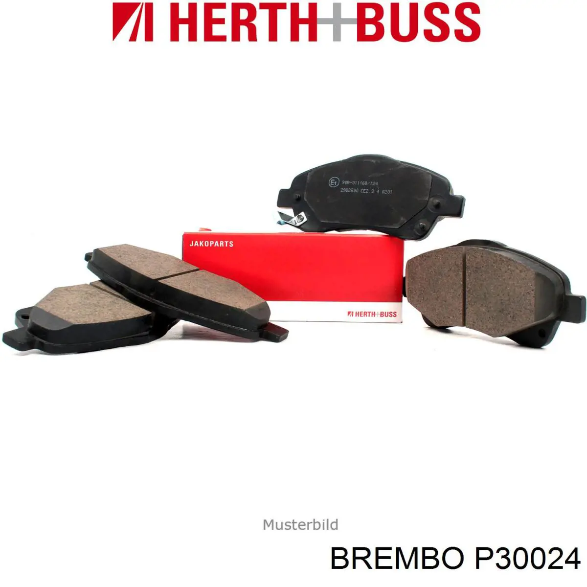 P30024 Brembo pastillas de freno delanteras