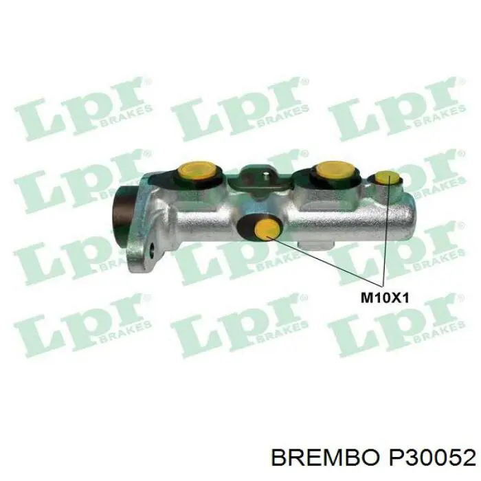 P30052 Brembo pastillas de freno delanteras