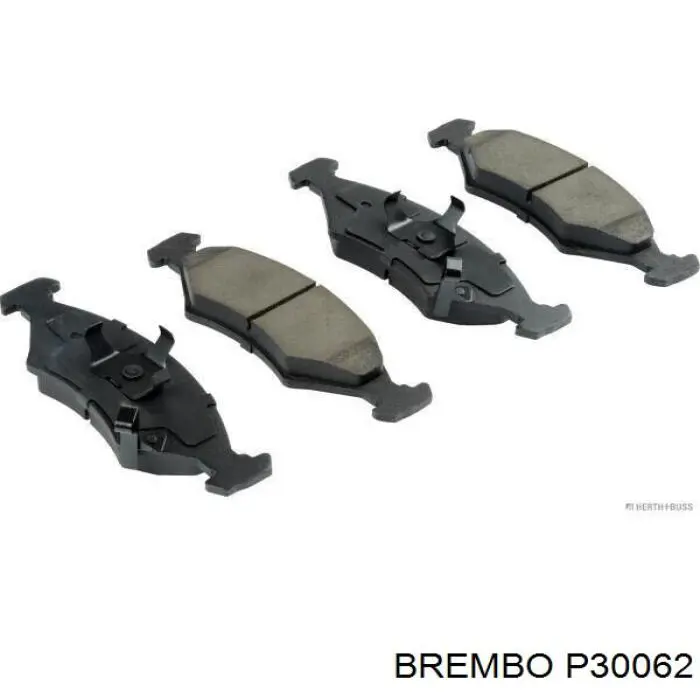 P 30 062 Brembo pastillas de freno delanteras