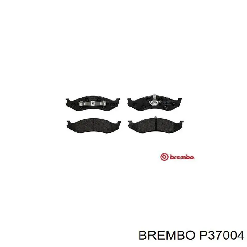 P 37 004 Brembo pastillas de freno delanteras