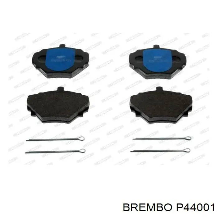 P44001 Brembo pastillas de freno traseras