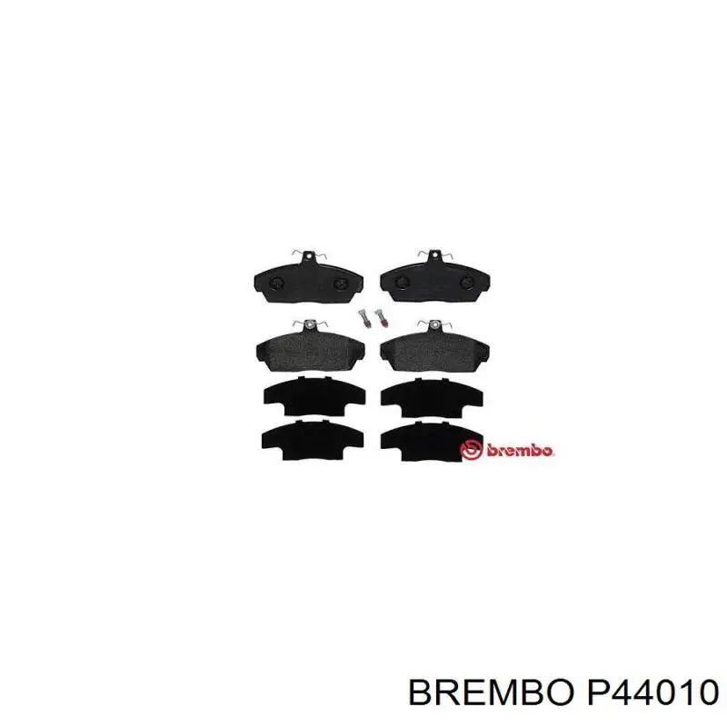 P 44 010 Brembo pastillas de freno delanteras