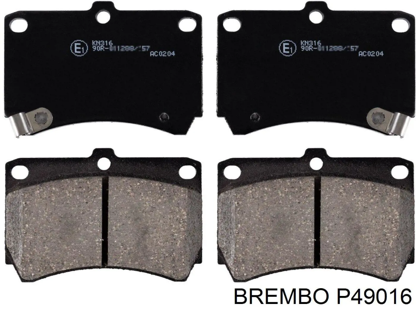 P49016 Brembo pastillas de freno delanteras