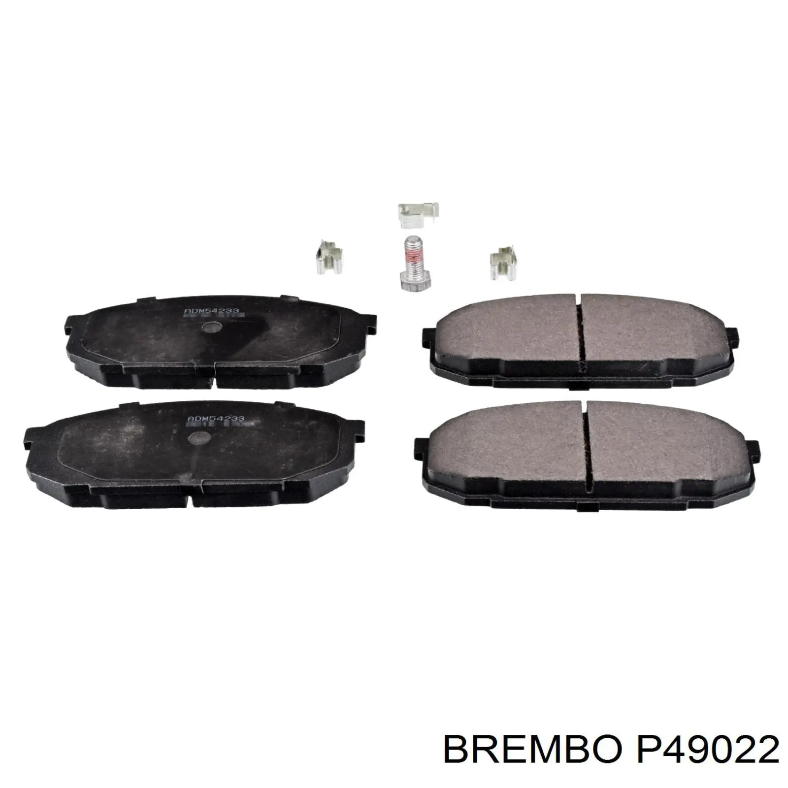 P49022 Brembo pastillas de freno delanteras