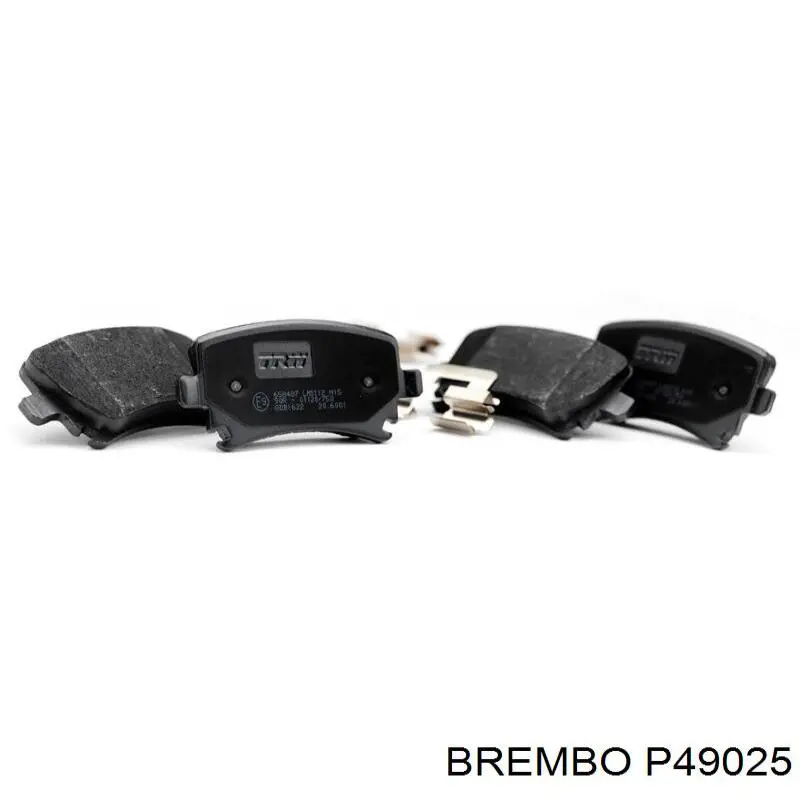 P49025 Brembo pastillas de freno traseras