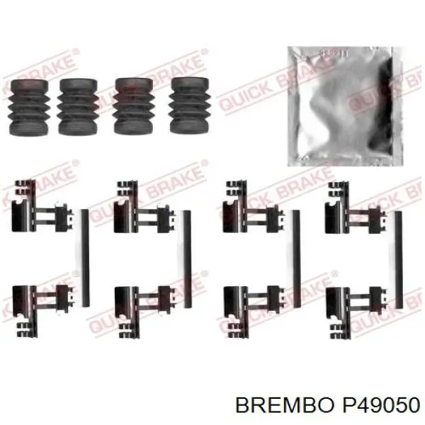 P49050 Brembo pastillas de freno delanteras