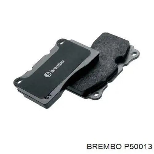 P50 013 Brembo pastillas de freno traseras