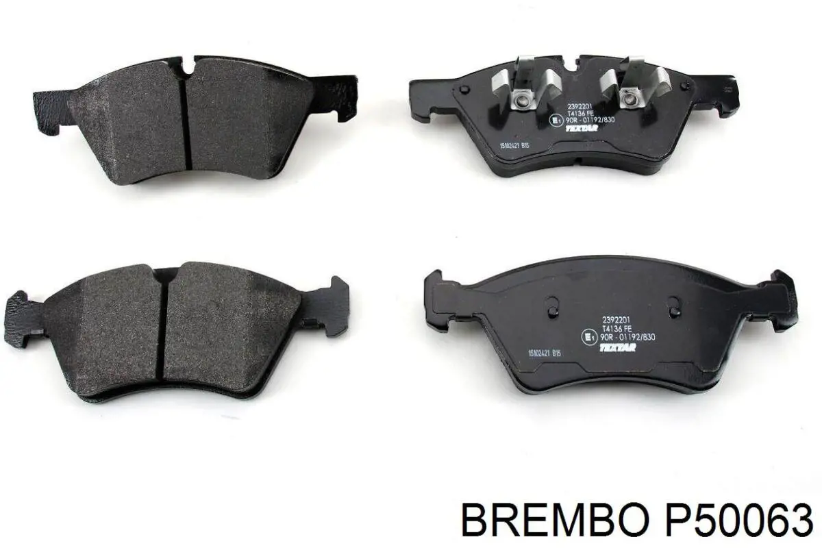 P 50 063 Brembo pastillas de freno delanteras