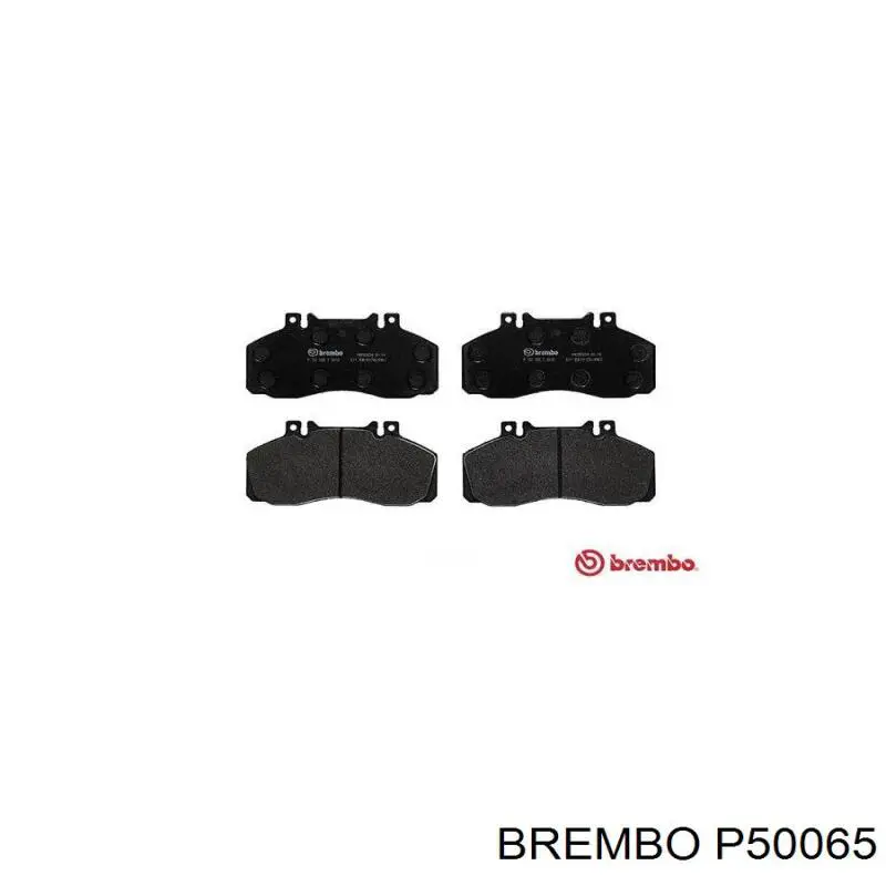 P50065 Brembo pastillas de freno traseras