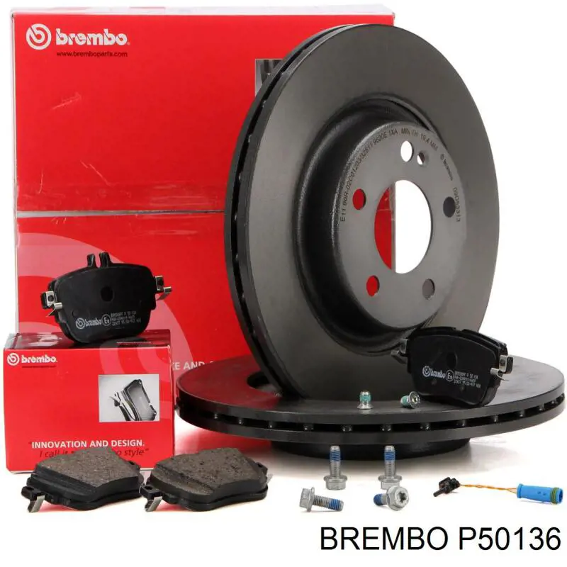 P 50 136 Brembo pastillas de freno traseras