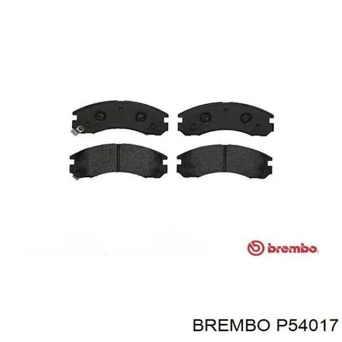 P54017 Brembo pastillas de freno delanteras