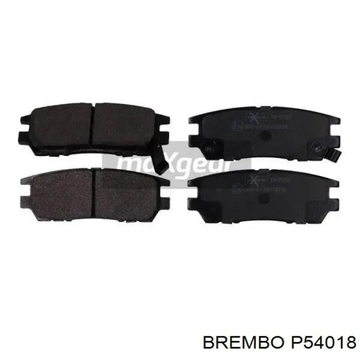 P54018 Brembo pastillas de freno traseras