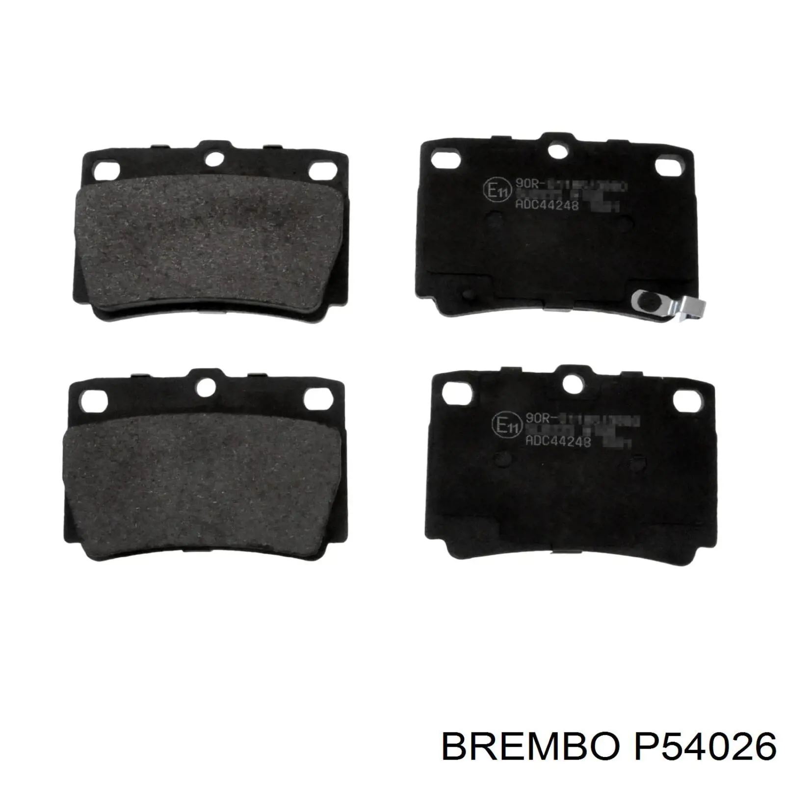 P54026 Brembo pastillas de freno traseras