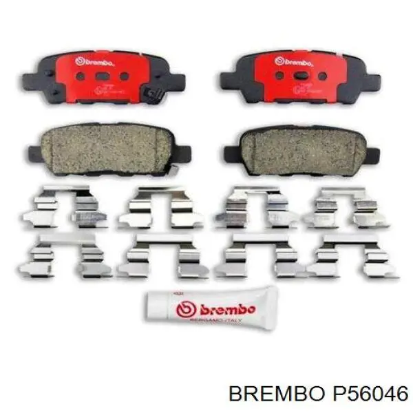 P56046 Brembo pastillas de freno traseras