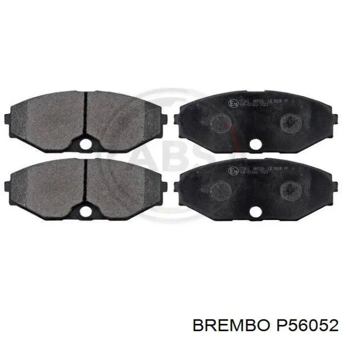 P56052 Brembo pastillas de freno delanteras