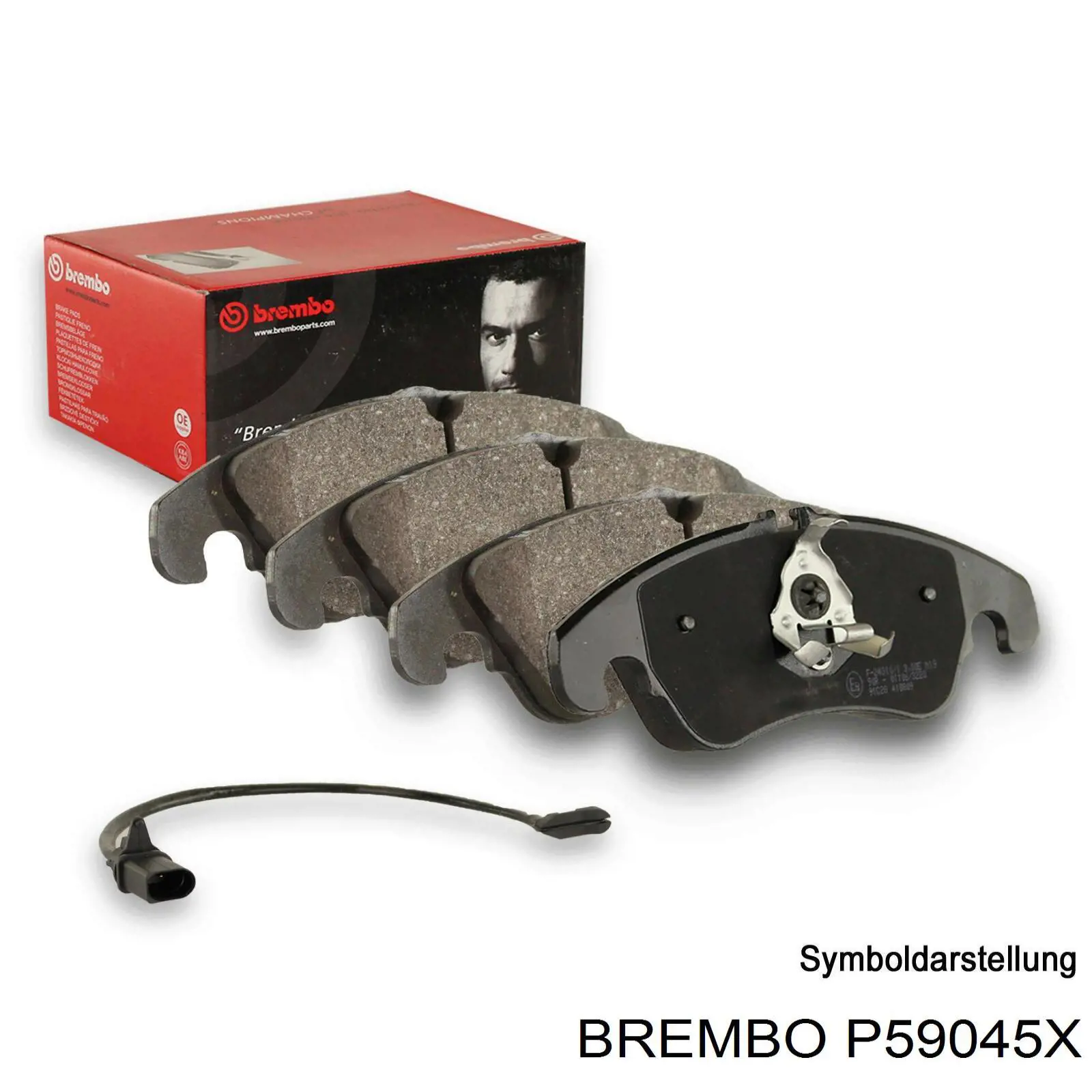 P59045X Brembo pastillas de freno delanteras