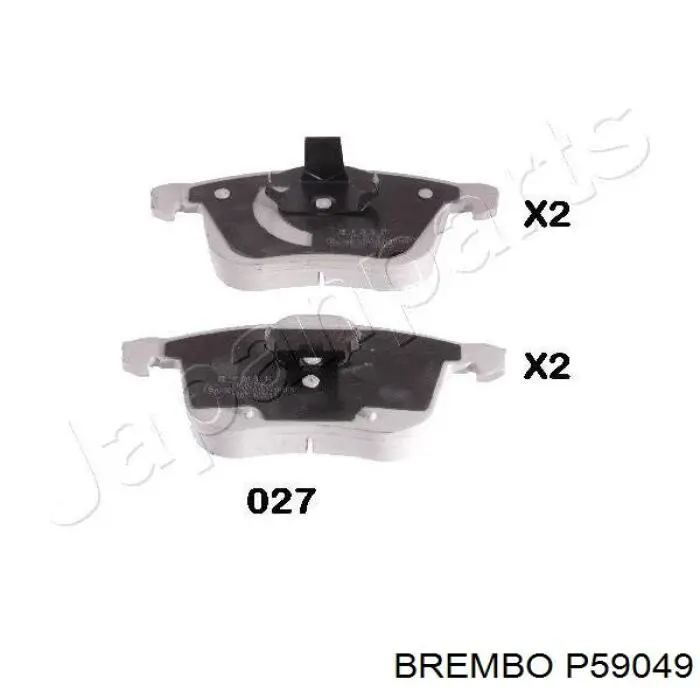 P59049 Brembo pastillas de freno delanteras