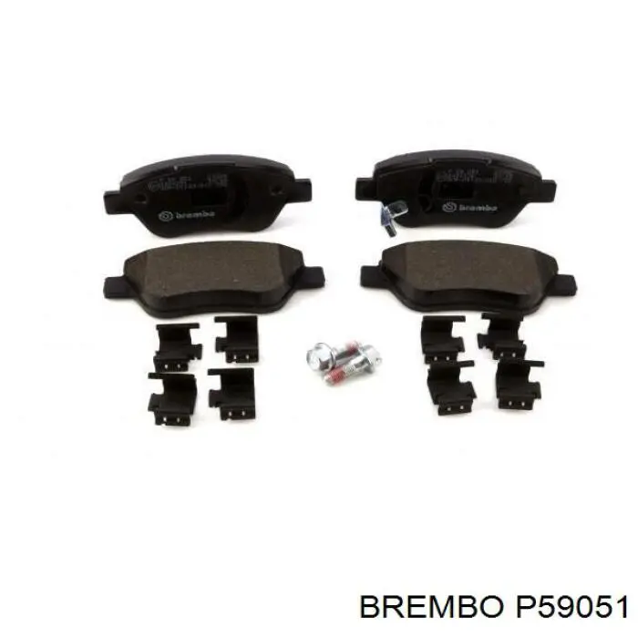 P59051 Brembo pastillas de freno delanteras