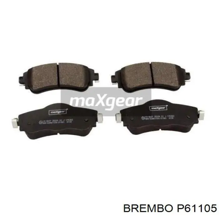 P61105 Brembo pastillas de freno delanteras