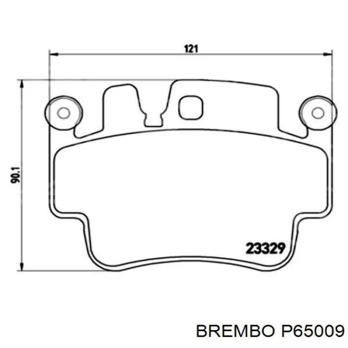 P 65 009 Brembo pastillas de freno delanteras