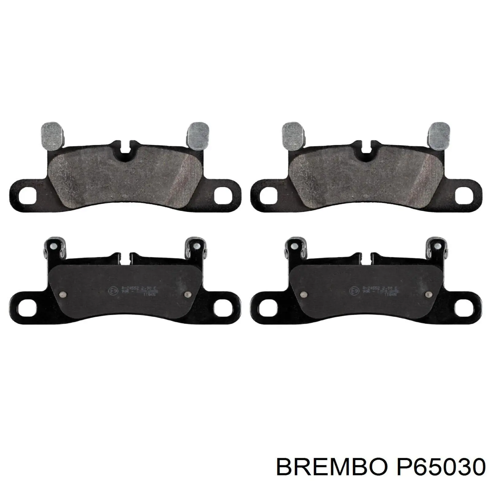 P65030 Brembo pastillas de freno traseras