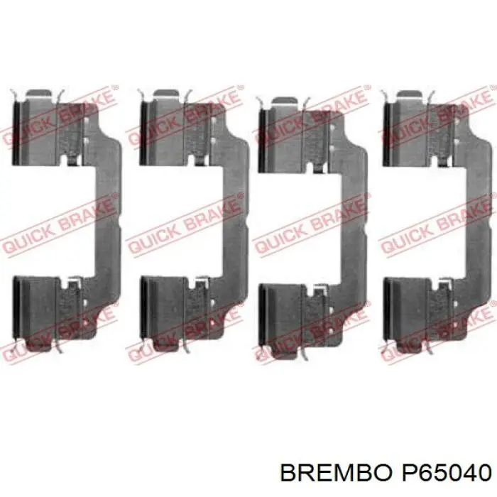 P65040 Brembo pastillas de freno traseras