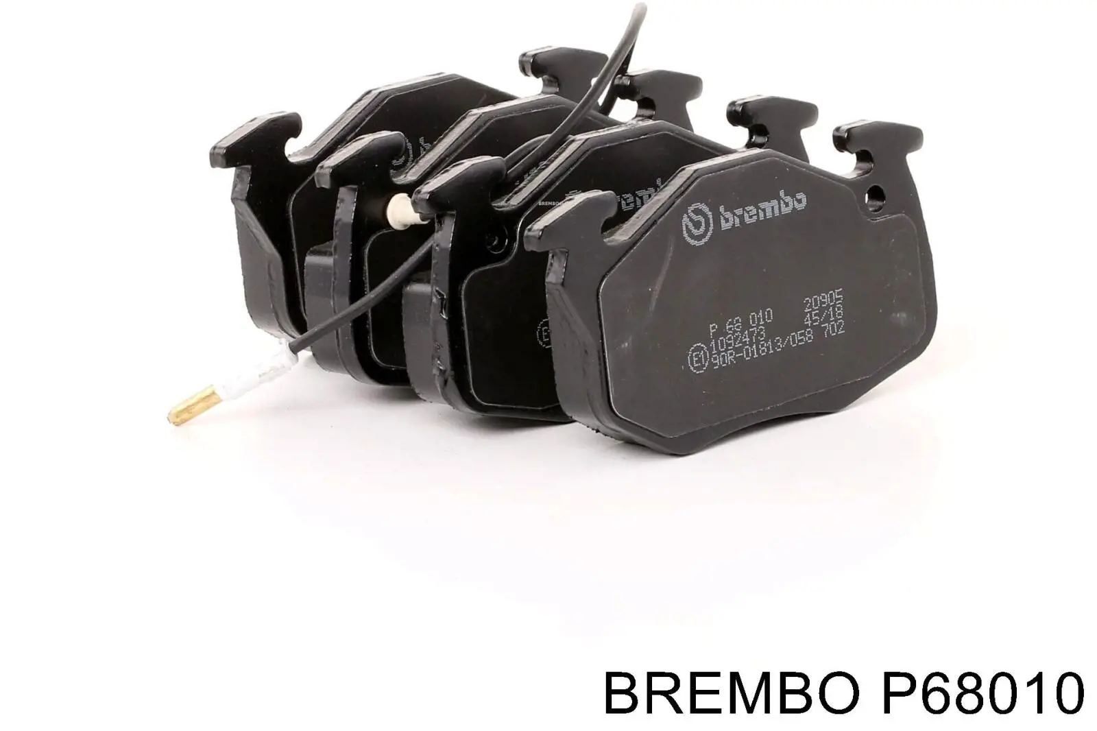 P 68 010 Brembo pastillas de freno delanteras