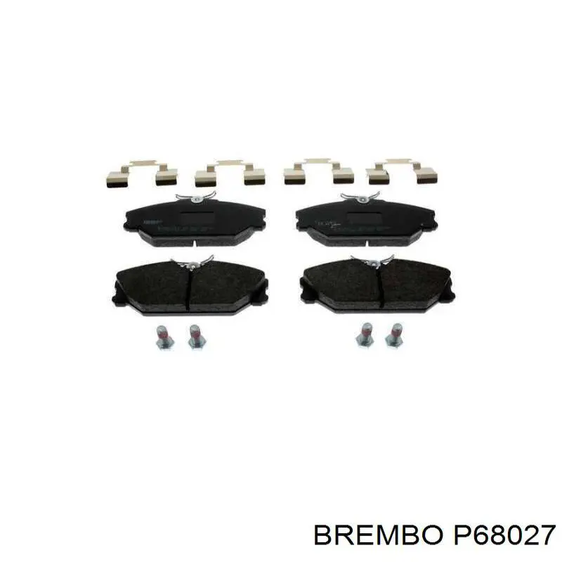 P 68 027 Brembo pastillas de freno delanteras