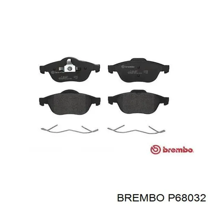 P68032 Brembo pastillas de freno delanteras