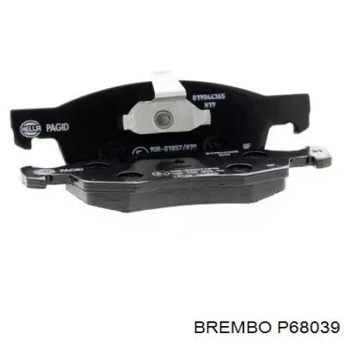 P68039 Brembo pastillas de freno delanteras