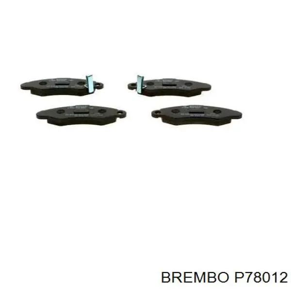 P 78 012 Brembo pastillas de freno delanteras